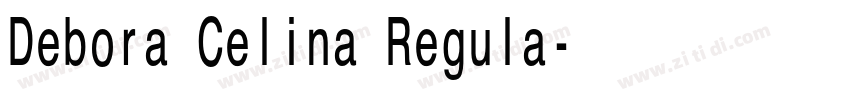 Debora Celina Regula字体转换